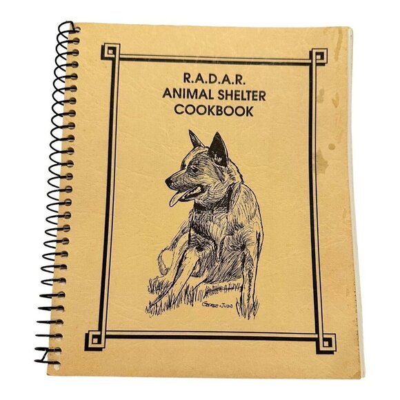 RADAR Animal Shelter Cookbook Spiral Bound Vintage 1980s Lawson MO - Picture 1 of 9